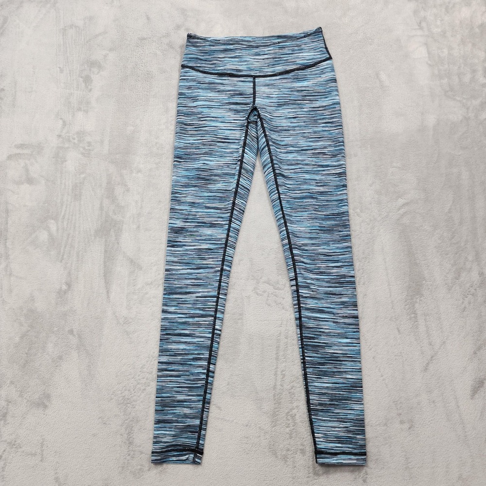 Zella Leggings Womens XS Blue Space Dye Ankle Yoga Gym Running Workout Stretch